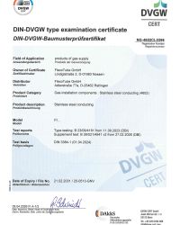 DIN 3384-1 DVGW NG-4602CL0396 engl
