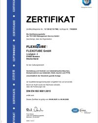 ZErtifikat DIN EN ISO 9001:2015